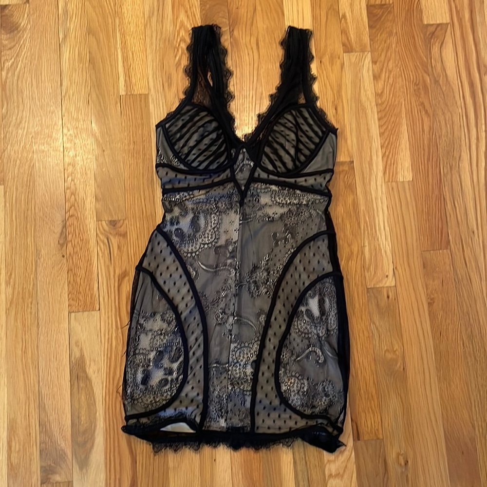 Black lace Bebe dress